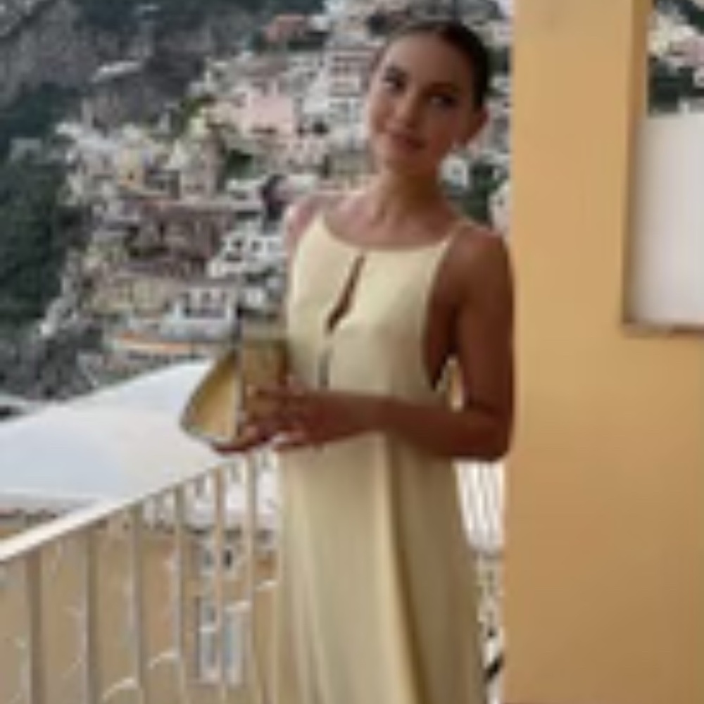 Backless Vacation Satin Long Dress